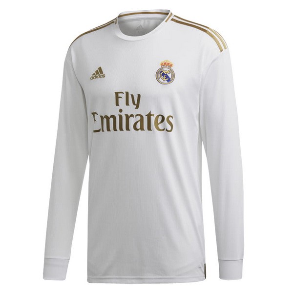 Camiseta Real Madrid 1ª ML 2019-2020 Blanco